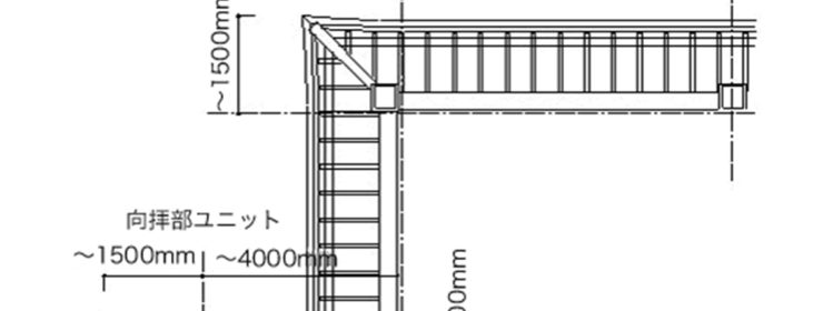 アルミ社寺軒先枠組建築工法の仕様詳細